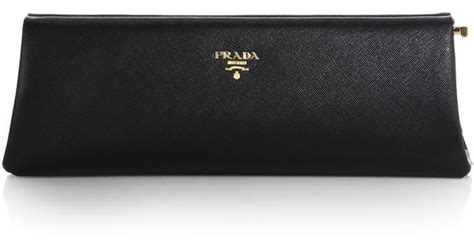 prada saffiano lux clutch|Prada Saffiano Lux Leather Clutch .